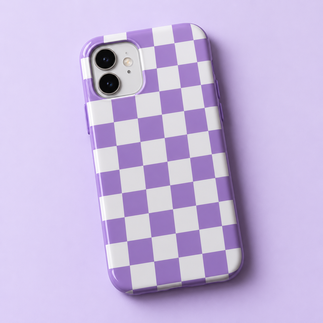 PURPLE CHECKER CASE