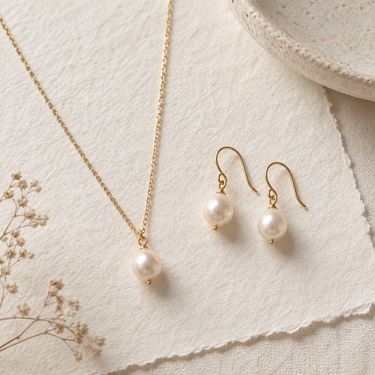 Akoya Pearl Drop Necklace